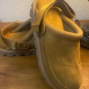 Koolaburra Tan Suede Mules